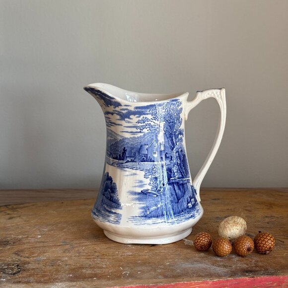 Antique Alfred Meakin 'Tintern' Water Pitcher 1920's England - Picture 1 of 4